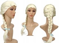 PERUKA WARKOCZ KRAINA LODU FROZEN ELSA 70CM