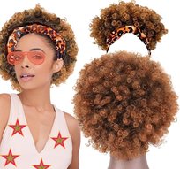 Peruka Włosy Afro Strój Przebranie Anime Cosplay