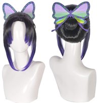 Peruka Włosy Wig Shinobu Kochou Cosplay Anime + Spinka