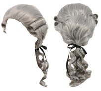 Peruka Włosy Wig Siwe Szare Długie Książę Arystokrata Sędzia Barok Cosplay