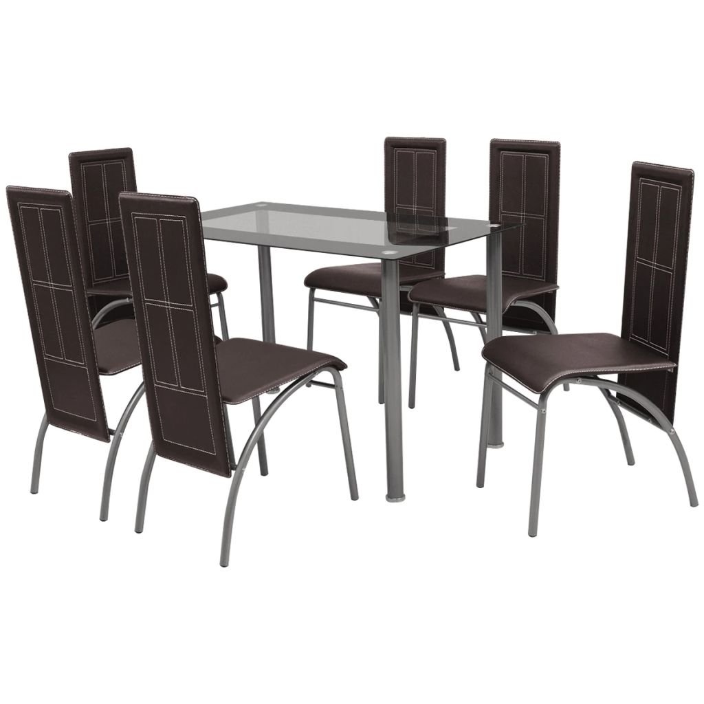 Фото - Обідній стіл VidaXL Perwoi, Meble do kuchni, stół i krzesła, 70x120x75cm 