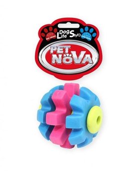 Pet Nova DOG LIFE STYLE Piłka superdental 7cm, kolorowa, aromat wołowiny - PET NOVA