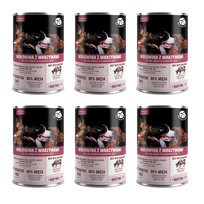 PET REPUBLIC Adult Medium & Large Wołowina z warzywami - mokra karma dla psa - 6x1250g