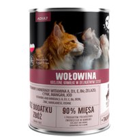 Pet Republic Karma mokra dla kota Krojone Kawałki W Delikatnym Sosie Z Wołowiną 400g