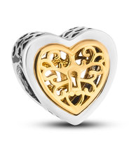 PETERSON charms srebrna zawieszka serce do bransoletek srebro 925