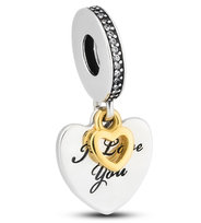 PETERSON charms srebrny zawieszka I LOVE YOU FOREVER srebro 925