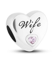 PETERSON charms srebrny zawieszka serce srebro 925 dla żony