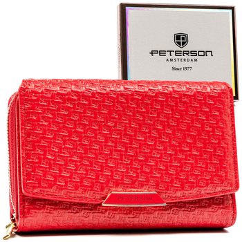 PETERSON klasyczny portfel damski ze skóry ekologicznej RFID - Peterson