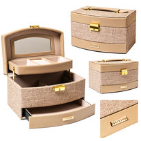 Peterson Kuferek Szkatułka Na Kluczyk Na Biżuterię Pojemna Ekoskóra