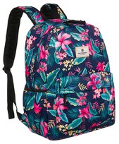 PETERSON plecak damski w kwiaty miejski szkolny sportowy na laptopa A4