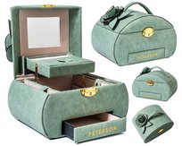 PETERSON pudełko na biżuterię szkatułka kuferek z szufladami