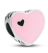 PETERSON srebrny charms zawieszka koralik serduszko srebro pr 925