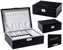 PETERSON szkatułka na biżuterię kasetka organizer ze skóry eko