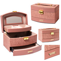 Peterson Szkatułka Na Biżuterię Rozkładana Pojemna Eleganckie Pudełko