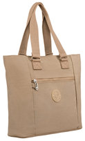 PETERSON torba damska miejska duża shopper bag sportowa na ramię beżowa Peterson