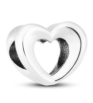 PETERSON zawieszka charms ze srebra pr 925 otwarte serce