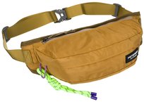 PETERSON Żółta miejska saszetka unisex na biodra lub przez ramię sportowa lekka pojemna kieszonki na suwak karabińczyk nerka crossbody Peterson