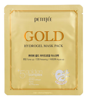 Petitfee, Gold, hydrożelowa nawilżająco-kojaca maska, 32 g - Petitfee