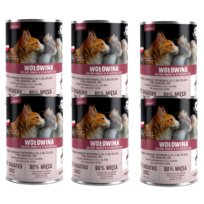 PetRepublic dla kota (adult) z wołowiną 6x400 g