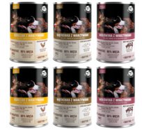 PetRepublic mokra karma dla psa MIX SMAKÓW 6 szt x 1250 g