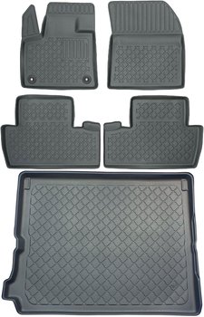 Peugeot 5008 II SUV od 07.2017r. Bagażnik ARISTAR 193574G + Dywaniki ARISTAR 603574 - Aristar