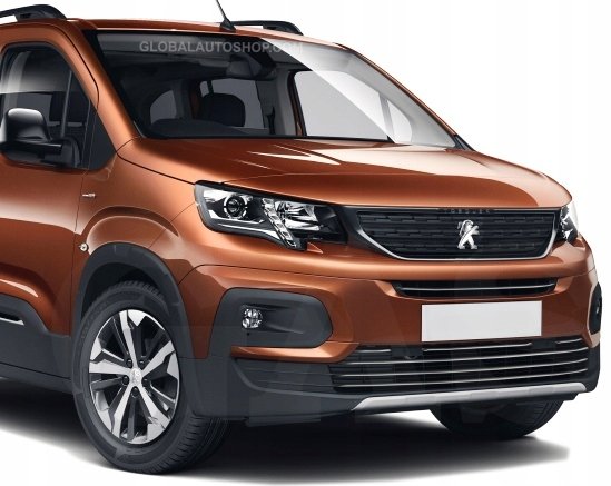 PEUGEOT RIFTER - Listwy CHROM GRILL atrapa Tuning - Martig ...