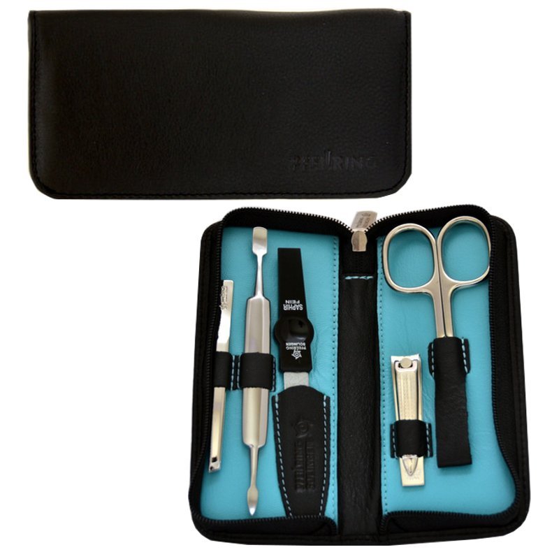 Pfeilring Solingen, Zestaw do manicure 0193530300 5600 Black/Turquis ...