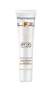 Pharmaceris, F, fluid kryjący do skóry naczynkowej Capilar-Correction 30 Opal, SPF 20, 30 ml - Pharmaceris
