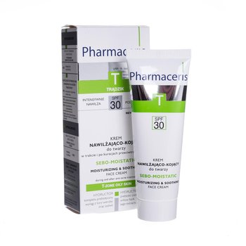 Pharmaceris, T Sebo-Matt Moistatic, krem nawilżająco-kojący, SPF 30, 50 ml - Pharmaceris