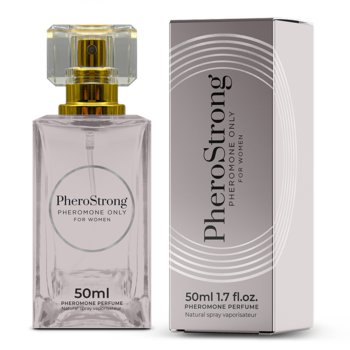 PheroStrong, Only with, Perfumy z feromonami dla kobiet, 50 ml - PheroStrong