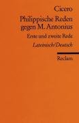 Philippische Reden gegen M. Antonius 1 - Cicero Marcus Tullius