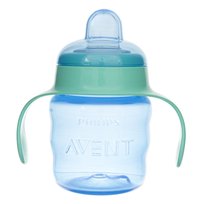 Philips Avent, Kubek z ustnikiem  6 m+, 200 ml SCF551/05 niebieski