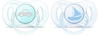 Philips Avent, Mini, Smoczki uspokajające, 0-2 m-cy, SCF151/01, 2 szt. - Philips Avent