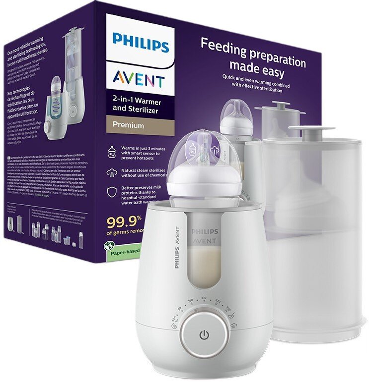 PHILIPS AVENT Philips Avent Podgrzewacz do butelek ze sterylizatorem 2w1