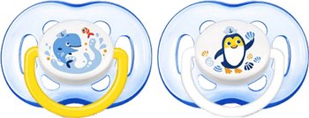 Philips Avent, Sensitive, Smoczek, Niebieski, 2 szt. - Philips Avent