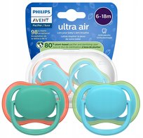 Philips Avent Smoczek Ultra Air 6-18m Oddychający + Etui