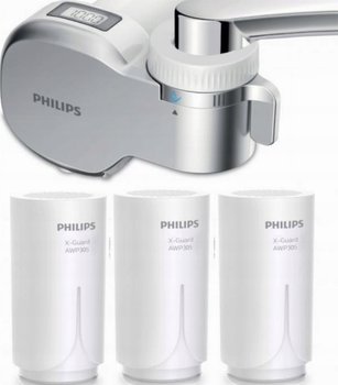 Philips AWP3705P3/10 + filtry 3 szt. biały - Philips