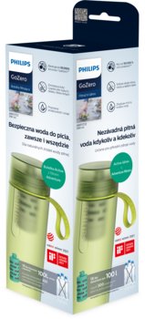 Philips Butelka filtrująca GoZero Fitness zielona AWP2722LIR/58 - Philips