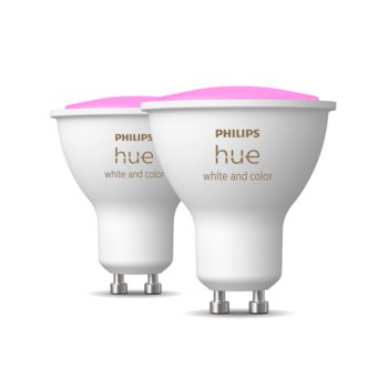 Philips Hue White and Color Ambiance Żarówka GU10 (2 szt.) - Philips