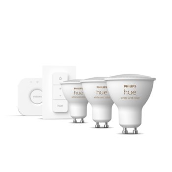 Philips Hue White and color ambiance Zestaw startowy 3xGU10 - Philips