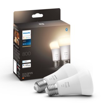 Philips Hue White Żarówka E27 (2 szt.) - Philips Hue