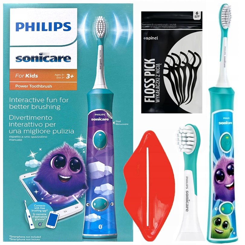 Philips Sonicare Hx6322/04 Szczoteczka Soniczna Dla Dzieci - Philips ...