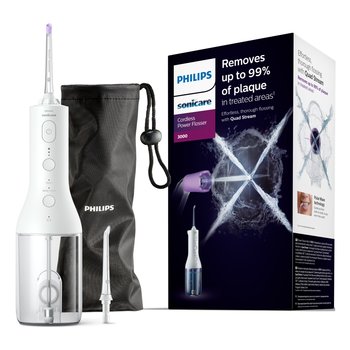 Philips Sonicare Power Flosser 3000 Irygator do zębów biały etui HX3826/31 - Philips