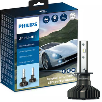 Philips Ultinon Pro9100 Z Ekskluzywną Samochodową Diodą Led Lumileds [~H1] - Philips
