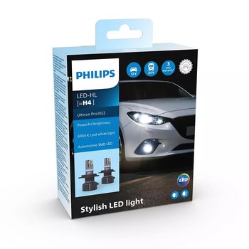 PHILIPS ŻARÓWKI LED H4 ULTINON PRO3022 6000K - Philips