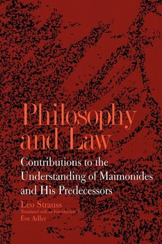Philosophy and Law - Strauss Leo