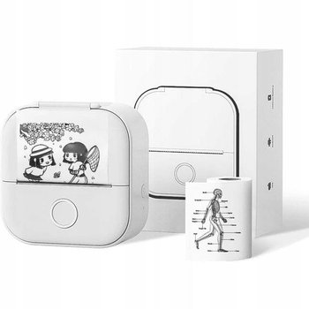 Phomemo T02 Drukarka Termiczna Bluetooth do Zdjęć Naklejek Notatek Etykiet / Biały - Phomemo