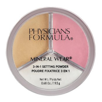Physicians Formula, Mineral Wear 3-in-1 Setting Powder puder utrwalający 3w1 19.5g - Physicians Formula