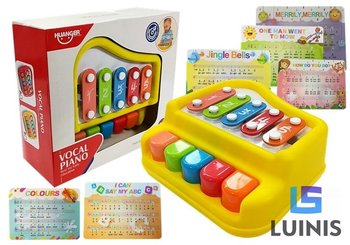 Pianinko dla dzieci, czerwone, LeanToys - Lean Toys