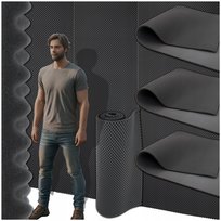 Pianka akustyczna gąbka akustyczna fala mata 2x1m 2cm 6m2 | 3 szt sinusoida kabina Bitmat